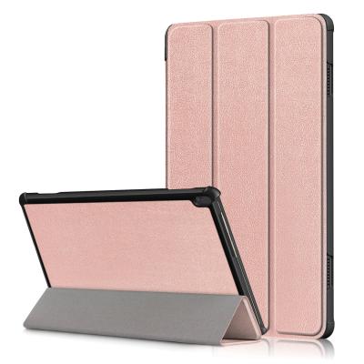 China Perfect PU Folio 2-Folding Stand Tablet Back Cover Protective Leather Case For Lenovo Tab M10 HD (2nd GEN) 10.1 for sale