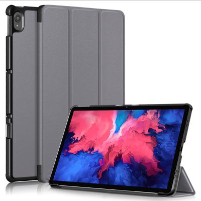 China Lenovo Tab P11 TB-J606F J606L 11 Thumb Holder Magnetic Tablet Cover Auto-sleep PU Printing Leather Pattern Protective Shell Case For Lenovo Tab P11 Plus for sale