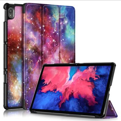 China High Quality Customizable 11 inch Cover Slim Smart Case For lenovo 2020 Tab P11 TB-J606F Painted Flip Painted Tri-Fold Stand 11 inch tablet shell for sale