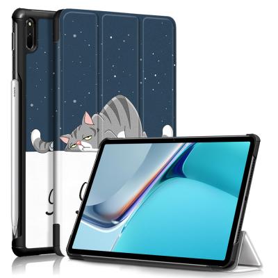 China Huawei Matepad 11 Thumb DBY-W09 DBY-L09 Cover NET-CASE Thumb DBY-W09 DBY-L09 Ultra-Thin Magnetic Flip Cover NET-CASE Leather Tablet Stand Tablet Cover Case for sale