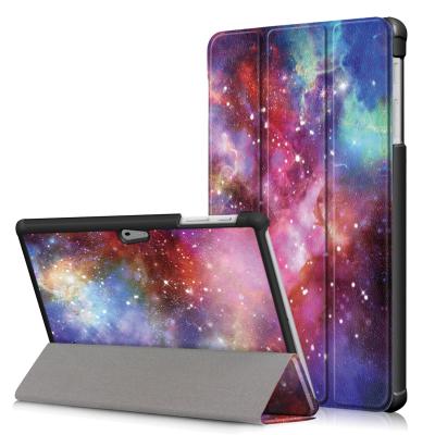 China NET-CASE Slim Fashionable Tablet Case For Microsoft Surface Put 10 Inch PU Leather Color Painting Tablet Hot Selling Triple Shell for sale