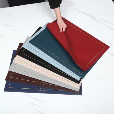 China Sustainable Nordic Style Oil And Household Heat Insulation Leather Place Mats For Hotels And Restaurants for sale