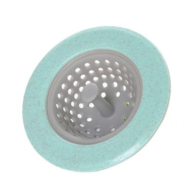 China Silicone Sink Sustainable Residue Strainer Food Drain Kitchen Sink Anti-Clogging for sale