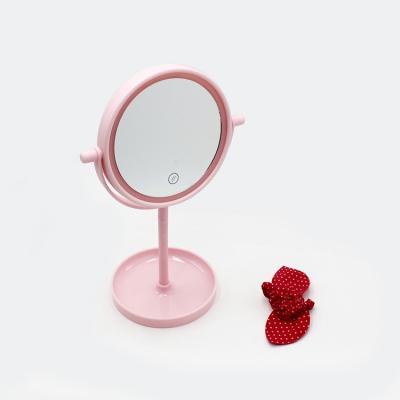 China 360 Degree Swivel For Make Up Standing Mirror Factory Direct Magnifying Makeup Mirror Cosmetic Mirror Led Light Mirror for sale