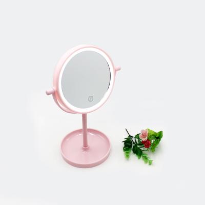 China CLASSIC Home Cosmetic Makeup Mirror LED Table Mirror for sale