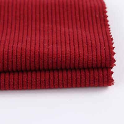 China Wholesale shake grain wool wool cloth polyester shake grain wool composite fabric grid strip pull plush for sale