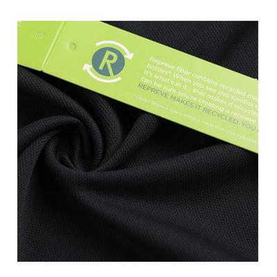 China NWE Eco-friendly 100 repreve recycled RPET polyester birdeye mesh weft knit fabric for garment for sale