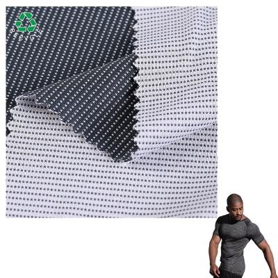 China Hot sale Single-sided Brushed Mesh Printed Short-sleeved Sportswear Net Material Fabric Supplier for sale