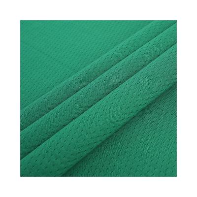 China Manufactured Polyester cross mesh fabric spring/summer breathable functional sportswear ball fabric weft knitted mesh fabric for sale