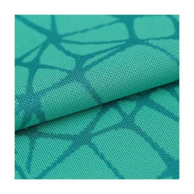 China New Fashion Activewear Fabric 100% Polyester Sportswear Jacquard Cloth Mesh Fabric for sale