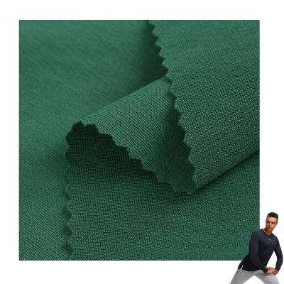 China Manufacture Stretch Knit Fabric Weft Knitting Moisture-wicking Sportswear T-Shirt Fabric for sale