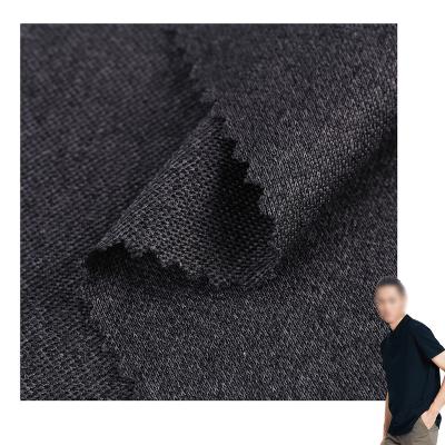 China High Quality Single-pique mesh knitted fabric 170g autumn and winter fashion brand business T-shirt fabric for sale