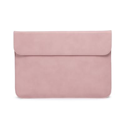 China Custom lightweight PU factory management computer bag for macbook 15.6inch envelope bag for sale