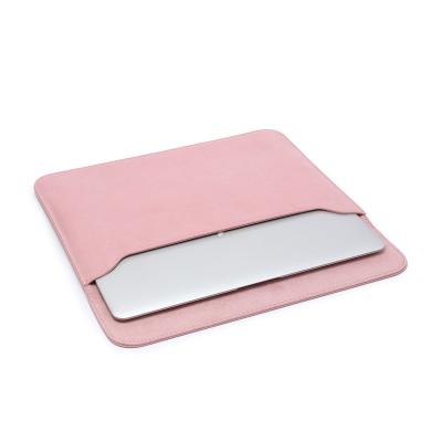 China PU OEM Laptop Mac Cover Bag Briefcase Leather Notebook Laptop Sleeve for sale