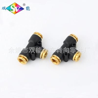 China Building Material Stores One Touch Push In Fittings Pneumatic Tube Fitting Quick Connect Pneumatic Air Duct Fittings for sale