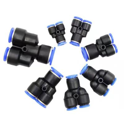 China Building Material Stores Food Grade Plastic Quick Connect Male Pneumatic Fittings Multiple Choices Such for sale