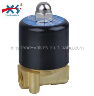 China Standard Brass 1/4 Inch Mini Water Solenoid Valve 2W-025-08 for Water Flow Management for sale