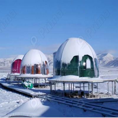 China Event in Glamping Geodesic Dome Tent House Project Tent Hotel Resort Camping Tent Running Resort for sale