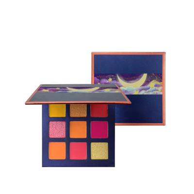 China Waterproof Custom Glitter Pigmented Eyeshadow Private Label Eyeshadow Palette for sale