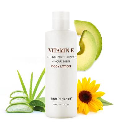 China Private Label Whitening Nourishing Vitamin E Skin Brightening Moisturizing Body Lotion Cream for sale