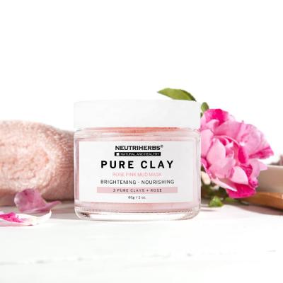 China Anti-Wrinkle Selling Rose Clay Face Skin Rose Powder Anti Hydrating Cleansing Mask for sale