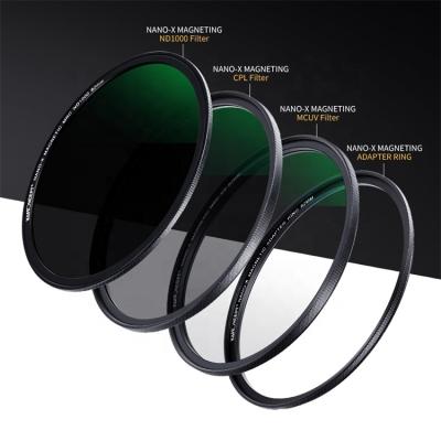 중국 K&F Magnetic Concept Camera Lens Filter Kit Packaging Kit 72mm UV Magnetic UV ND Filter For Any Digital Slr Camera 판매용