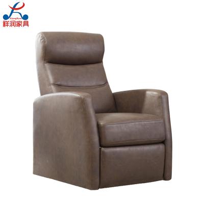 China Push Recliner Convertible Modern Leather Back Chair, Manual Recliner, Luxury Recliner for sale