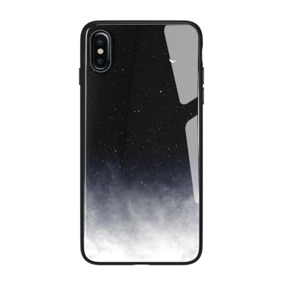 China Fashion and Luxury OEM Tempered Glass Phone Case Cell Phone Case Cover for iPhone X 11 12 xs pro for sale