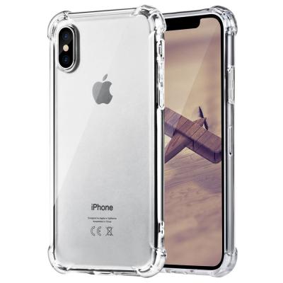 China Shockproof Soft Anti-drop TPU Case For iPhone Transparent Silicon Anti-drop Phone Case For Iphone for sale