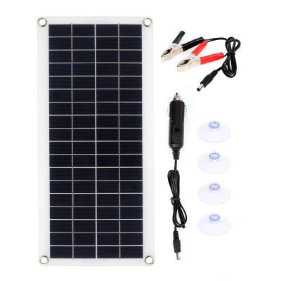 China PET laminated with 600D waterproof fabric Flexible 20W 5V/18V Solar System Monocrystalline Electricity Usb Phone Battery Kit Charger Cell Panels for sale