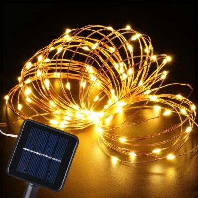 China For christmas lights 100 200 300 Leds Waterproof Outdoor 8 Modes Twinkle Solar String Fairy Lights For Garden Tree Yard Porch Christmas Decoration for sale