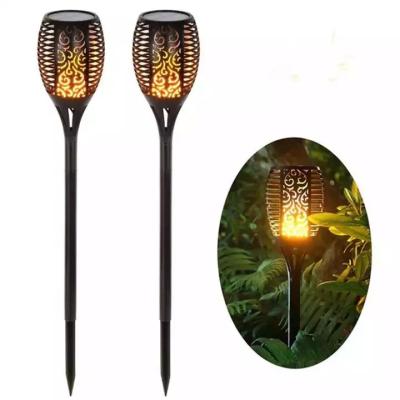 China Garden OEM IP65 Led Solar Flickering Flame Torch Lights Outdoor Landscape Courtyard Garden Decoration Lamp Balcony Dancing Party Lights for sale