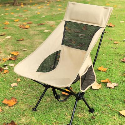 China Ultralight Outdoor Folding Camping Chair Camping Chair Picnic Raising Travel Leisure Backpack Beach Moon Foldable Chair Fishing Portable Chair for sale