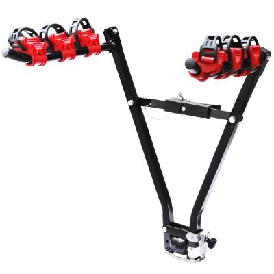 China Bike Repair Universal 3 Bike Bicycle Tow Bar Car Mount Rack Carrier for sale