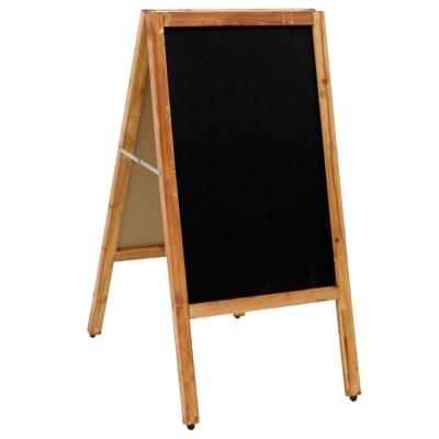 China Chalkboard Blackboard Sidewalk Display Drawing Wooden Sign for sale