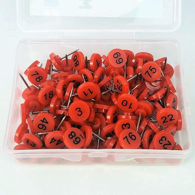 China School Home Office Customized Numbered Push Pins With High Quality for sale