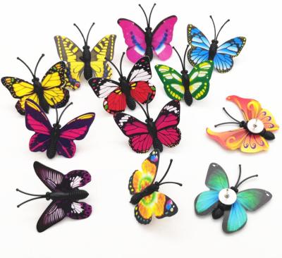 China Eco-Friendly Promotional 30pcs Per Bag Butterfly Creative Decorative Thumb Pins, Push Pins For Photo Wall, Cards for sale