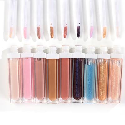 China Wholesale Factory Private Label Shiny Lipgloss Glitter Lip Gloss for sale