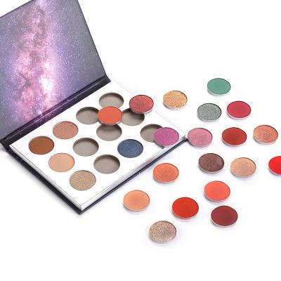 China Best selling low MOQ private label loose high pigment galaxy eye shadow for sale