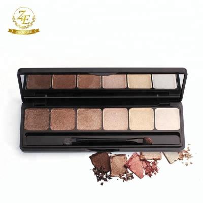 China High Pigment Six Colors Mixed Palette Eyeshadow Makeup for sale