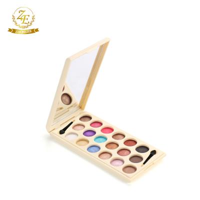 China Matte Shimmer Eyeshadow Palette 18 Colors Set Make Up Eye Shadow for sale