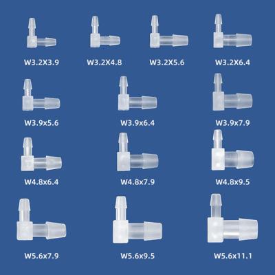 China General Plastic Elbow Tubec Burr Pipe Elbow Fitting Barbed Connector For Piping for sale