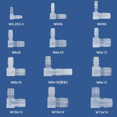 China General Plastic Elbow Tubec Burr Pipe Elbow Fitting Barbed Connector For Piping for sale