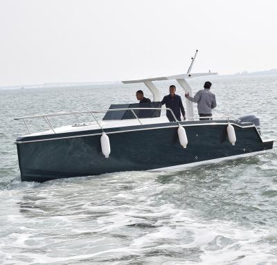 China GALAXY 7.8m Fiberglass Boat Fiberglass Fishing Boat Passenger Boats For Entertainment And Fishing for sale