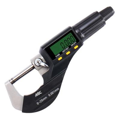 China Outdoor Precision Steel Micrometer Screw Gauge Gauge Measuring Tools Price Digital Types With 0-25mm 0.001 for sale