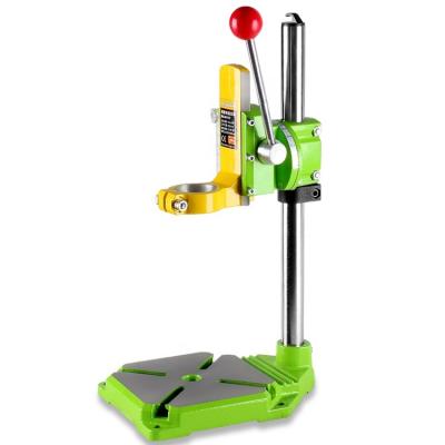 China Multi Functional 90 Degree Rotating Mini Hand Electric Drill Rig Stand Bench Machine Drilling Rig for sale