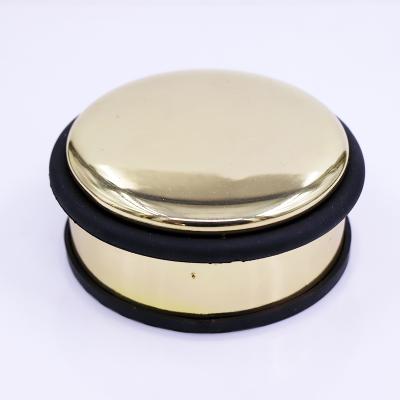 China Door Stoppers Heavy Duty Modern Duty Door Stopper Stainless Steel Solid Brass Door Stopper With Rubber Ring for sale