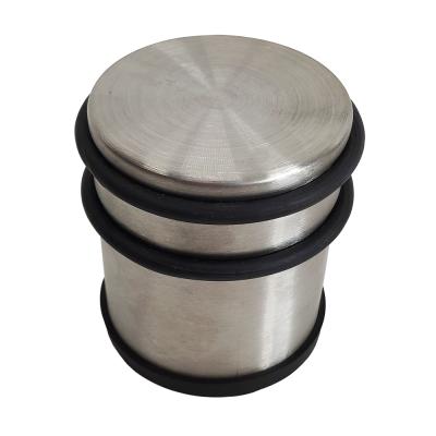 China Heavy Duty Sliding Door Stopper Stainless Steel Door Stopper With Rubber Ring for sale