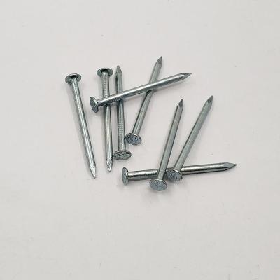 China Bright Galvanized Iron Round Head Bright Shank Plain Plain Joint Iron Nails for sale