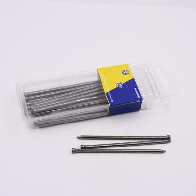 China Iron Blister Packing Small Head Round Smooth Single Shank Iron Q195 Surface Common Nails for sale